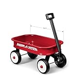 Radio Flyer Little Red Toy Wagen, Kleiner Spielzeugwagen zum Ausstellen, 36 Zentimeter lang