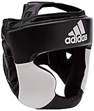 adidas Response Standard Head Guard Kopfschoner, Schwarz/Weiß, M