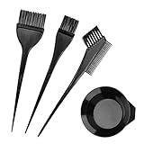 starfa lab Haarfärbepinsel Haare Faerben Set, 4pcs Profi DIY Friseurpinsel Schüssel Combo Salon...