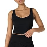 Amazon Essentials Damen Aktives FormFlex-Tanktop mit BH, Leichtem Halt und Verkürztem Schnitt,...