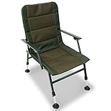 G8DS® Karpfenstuhl XPR gepolstert Schlammfüße verstellbar Armlehnen bequem Karpfen Angeln sitzen...