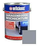 Öl, Garagen Bodenbeschichtung 2,5L Beton Boden Estrich Garage Farbe Beschichtung (Silbergrau)