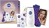 NIVEA Skincare Love Geschenkset, Pflegeset mit verwöhnenden Pflegeprodukten, Geschenkbox mit...