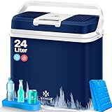 KESSER® 24 Liter Kühlbox | KÜHLT und WÄRMT | Thermo-Elektrische Kühlbox | inklusive 2X...