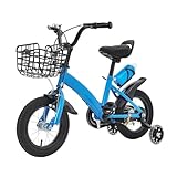 HUOMMGS 12 Zoll Kinderfahrrad HöHenverstellbar Kinder Fahrrad für 2-5 Jahre Upgraded Kinders...