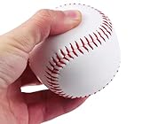 Ulawellor 2pcs Unmarkierte Baseball PU Soft Basebälle,Sport Soft Rubber Baseball Weiche Gummikern...