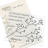 Clear Stamp-Set Motiv-Stempel Karten-Kunst Worte & Sprüche deutsch KK-0241 - Stille Zweige