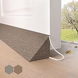 HIZH Schwerlast Zugluftstopper für Türen,90cm Extra Dickes Keildesign dichtet große Spalten bis...