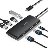 Docking Station USB C Hub Dual HDMI, Lemorele Dock 2*HDMI 4K@60Hz, 4*USB 3.0/2.0, PD 100W für...