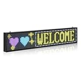 VEVOR programmierbare LED Zeichen P10 Vollfarbe flexibles digitales Scrolling Panel, DIY...