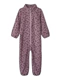 NAME IT Unisex Nmnspektra Fleece Suit AOP Fo Schneeanzug, Mauve Shadows, 98