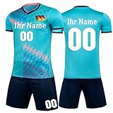 KILUZARNO Personalisiertes Handball Trikot Kinders Erwachsene Handball Shorts&Trikots mit GRATIS...