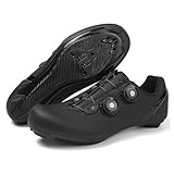 Mateju Rennradschuhe SPD Herren Damen 37-47EU, Fahrradschuhe mit Klicksystem Herren Damen...