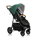 LIONELO Natt Kinderwagen Buggy bis zu 22 kg Verstellbarer Griff und Verstellung der Rückenlehne zur...