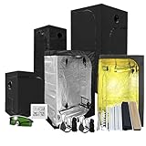 Grow Tent Indoor Hydroponics Grow Room 600D Oxford Cloth Ideal for Greenhouse Growing, 120x120x200cm