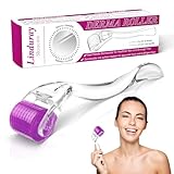 Bartroller 0,5 mm – Derma-roller mit 540 Titan-Nadeln für Bartwuchs & Haarwachstum,...