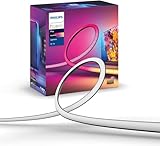 Philips Hue Play Gradient Lightstrip TV 75 Zoll 1100lm, Surround-Beleuchtung, bis zu 16 Mio. Farben,...