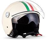 ARMOR HELMETS® AV-63 „Italy Creme“ · Jet-Helm · Motorrad-Helm Roller-Helm Scooter-Helm Moped...