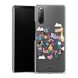 DeinDesign Hard Case kompatibel mit Sony Xperia 10 II Schutzhülle transparent Smartphone Handy...