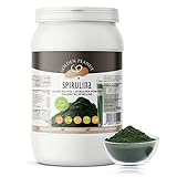 GOLDEN PEANUT Spirulina Algen Pulver 1 kg – 100% reines Spirulinapulver, Zellwände aufgebrochen,...