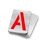 GRAVUREM-Signierschablonen/Schablonen/Stencils A-Z,& / Schrifthöhe 100mm