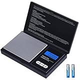 Zacro Digitale Küchenwaage, tragbare Taschenwaage, 200 g x 0,01 g, Mini-Waage, Schmuckwaage mit...