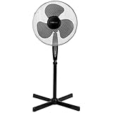 Clatronic® Ventilator Standventilator | mit Schwenkfunktion | Ventilator leise | Timer |...