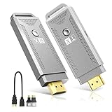 Wireless HDMI Transmitter and Receiver [100m, 4K zu 1080p], 2.4G/5G Dual Band HDMI Funkübertragung,...