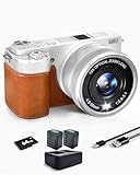 SWE Digitalkamera 4K 64MP Digital Fotokamera mit 12X Optischer Zoom und WLAN, Autofokus Digitale...