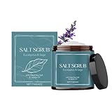 Totes Meer Badesalz, Totes Meer Duschgel, Körperpeeling Damen Meersalz, Body Scrub, Natürliches...