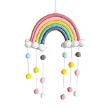 Nicole Knupfer Makramee Regenbogen Wandbehang Home Decoration Boho Room Decor Handgewebte Tapisserie...