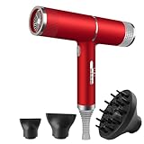Ultraleichter Reise-Haartrockner 1100 W Ionen-Technologie – Bürstenloser Motor für 30%...