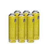 ROTHENBERGER Industrial 6x Maxigas 400, 600ml, 7/16'-EU, Hartlötgas, Gaskartusche, Gaslöten,...