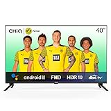 CHiQ L40G7L 40 Zoll(100cm),FHD Rahmenlos Android11 Fernseher, HDR, DBX-tv, Smart TV, Netflix/Prime...