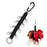 Hooshing Cheer Bows-Halter, handgefertigter Karabiner, Paracord-Schlüsselanhänger für Teenager,...