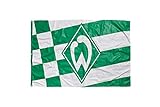 Werder Bremen SVW Hissfahne 180 x 120 cm, grün, Stück