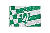 Werder Bremen SVW Hissfahne 180 x 120 cm, grün, Stück