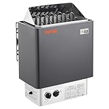 VEVOR Saunaofen, 8 kW, 400 V, 3N tragbare Saunaheizung für drinnen & draußen mit 3-Stunden-Timer,...