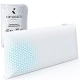 KAMASANA Arctic Kühlendes Nackenstützkissen 40x80 - Ergonomisches Kopfkissen Nackenschmerzen -...