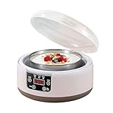 Wonsfuleu Joghurtmaschine - Werkzeug Für Die Joghurtbereitung Mit Einstellbarer Zeit Und Temperatur...