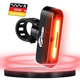 toptrek Rücklicht Fahrrad Sichtweite 200 Metern | Bike Rear Light Led StVZO Zugelassenes | Fahrrad...