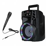 Tragbarer Bluetooth Lautsprecher Drahtloser Subwoofer, Party-Soundsystem, Boombox Musikbox mit 2...