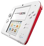 Nintendo 2DS - Konsole, rot/weiß