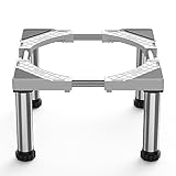 DEWEL Untergestell für Kühlschrank Sockel Höhe 28-31cm Verstellbare Sockel für spülmaschine...