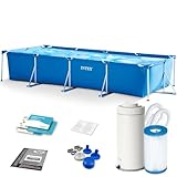 Intex 4.5M X 2.2M X 0.84M Rectangular Frame Pool Set