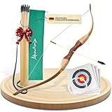 Abowllon® Pfeil und Bogen Kinder Sportgerät Set 15 Pfeile mit Gummispitze, Köcher, Tasche & 4...