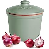 Romertopf Frische-Topf MAXI 2,8 Liter - Zwiebeltopf Keramik - Atmungsaktiver Ton hält Gemüse...