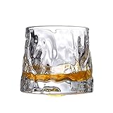 MOXUZI Rum Exquisit Weinglas Scotch Trinken Getränke für Bourbon Burbon Glas Bierbecher Kristall...
