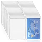 Vicloon Kartenhülle Hartplastik, 30 Stück Schutzhüllen für Karten, Ec Karten Hüllen, Gefrostet...