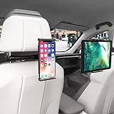 HOLULO Tablet Halterung Auto, 360° Drehbar KFZ Tablet Kopfstützenhalter, Ausziehbar Auto...